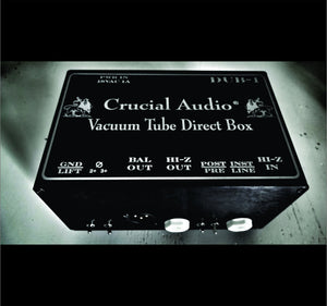 Crucial Audio Vacuum Tube Direct Box Recording Interface DUB-1
